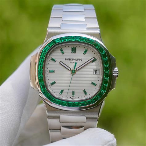 patek philippe nautilus jumbo emerald|patek philippe nautilus quartz.